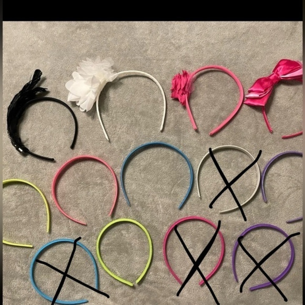 Girls Headband Lot of 9 School Play Fun Holiday